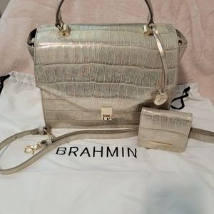 BRAHMIN Calypso Ingrid bag and Jane wallet